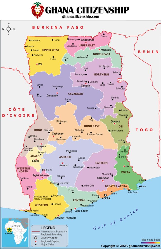 Ghana Map