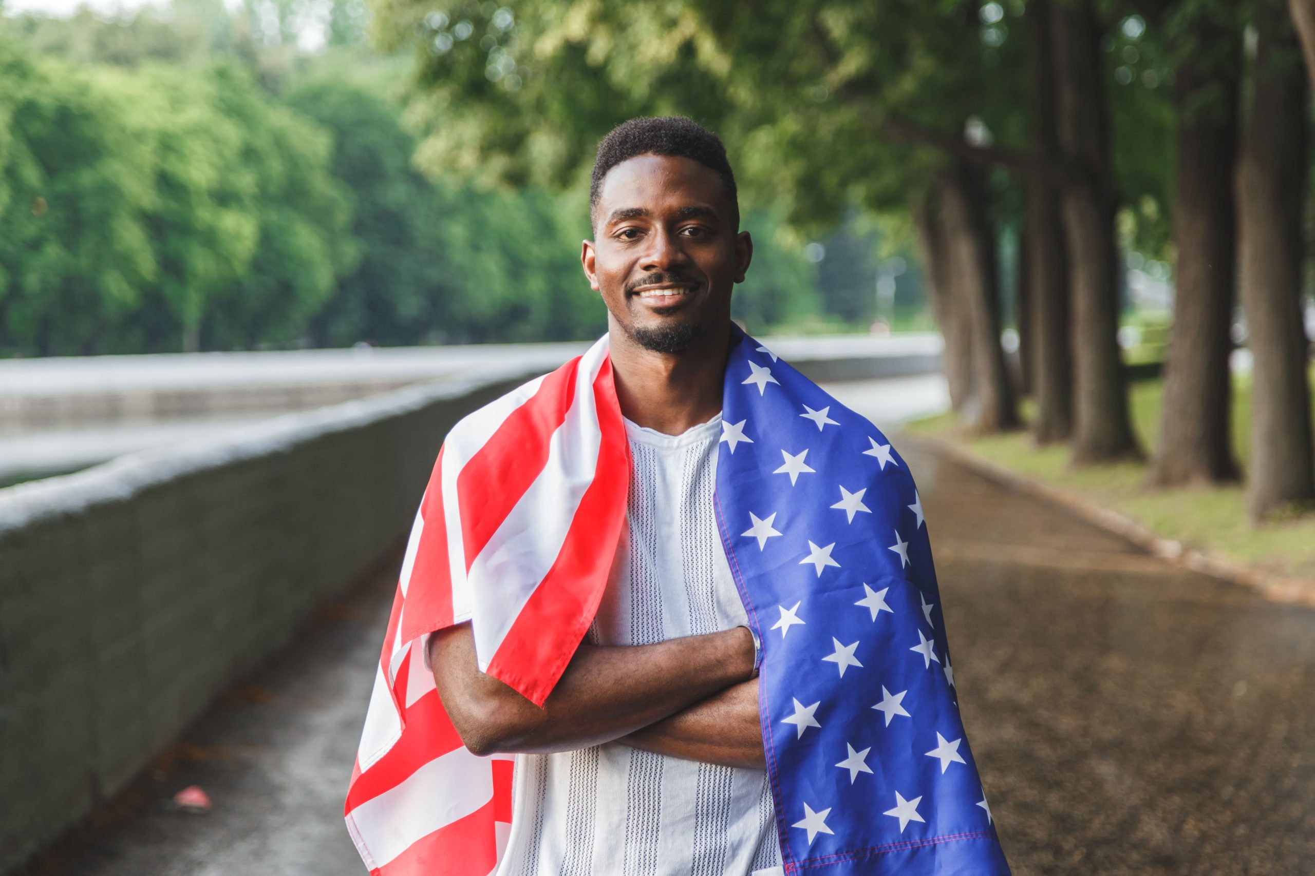Black American traveler exploring Accra