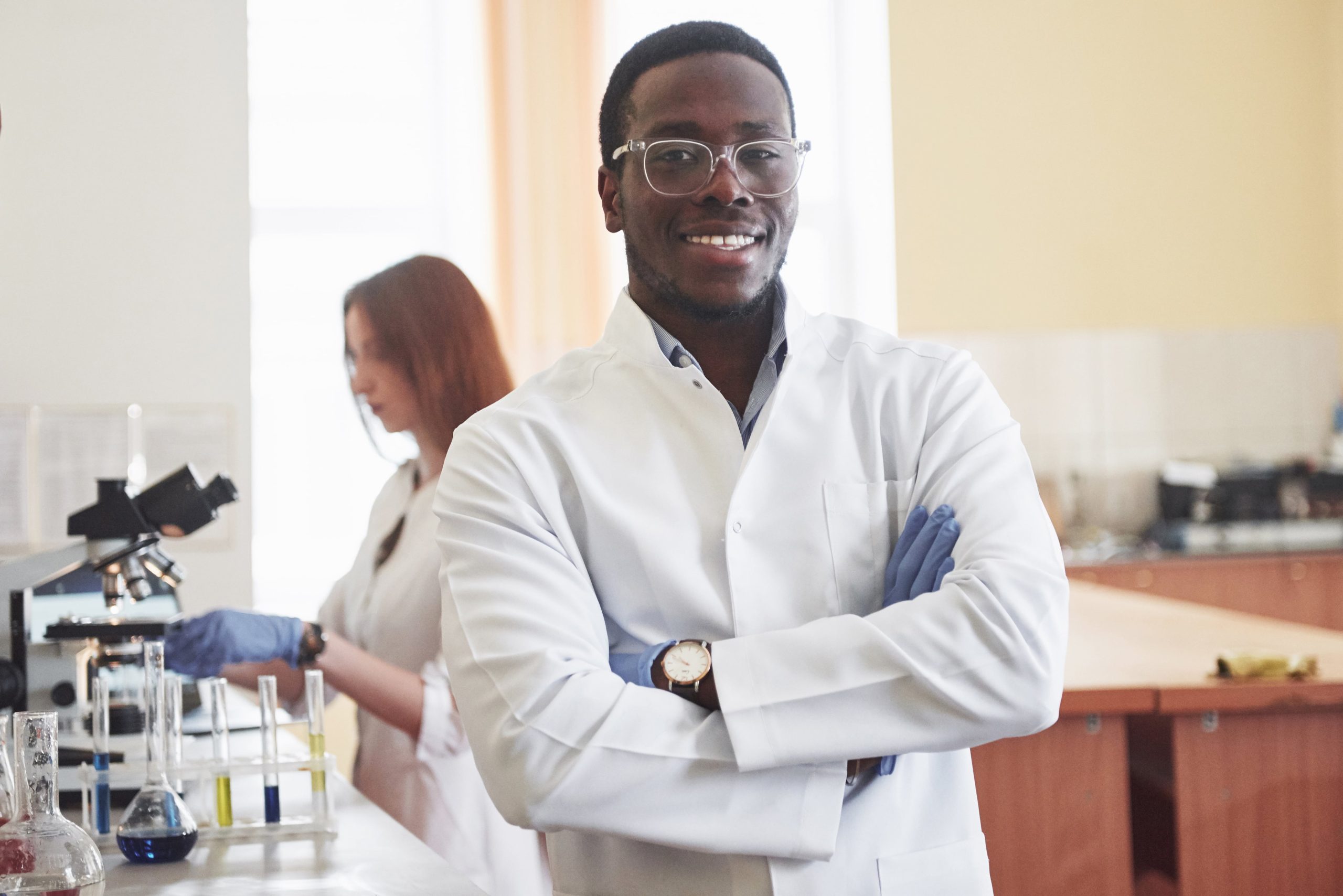 Student in a Ghanaian university setting