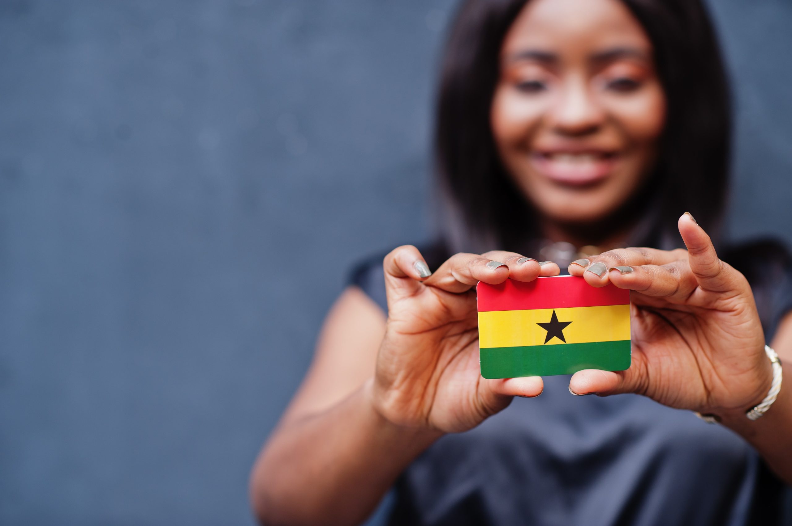 Resident in Ghana neighborhood