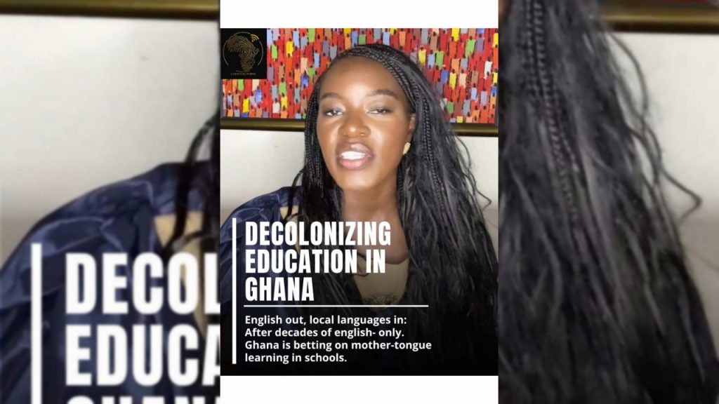 @_verydelphine Explains Ghana Mother-Tongue Education Policy