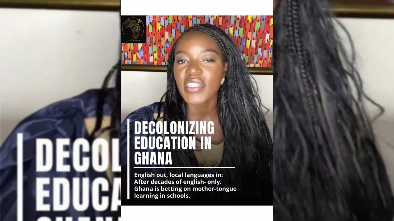 @_verydelphine Explains Ghana Mother-Tongue Education Policy