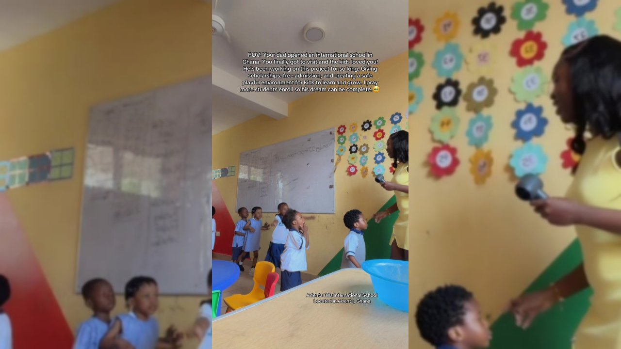 @nicolebleu Visits Adenta Hills International School in Accra Ghana