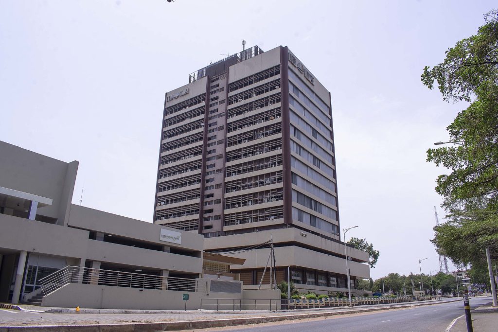 Bank of Ghana headquarters in Accra representing financial regulation and business registration authority in Ghana