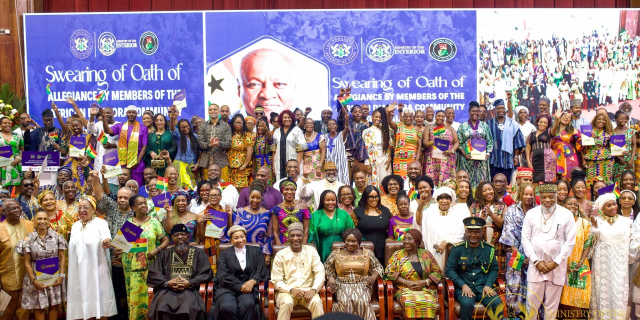 Ghana Grants Citizenship to 150 Members of the African Diaspora