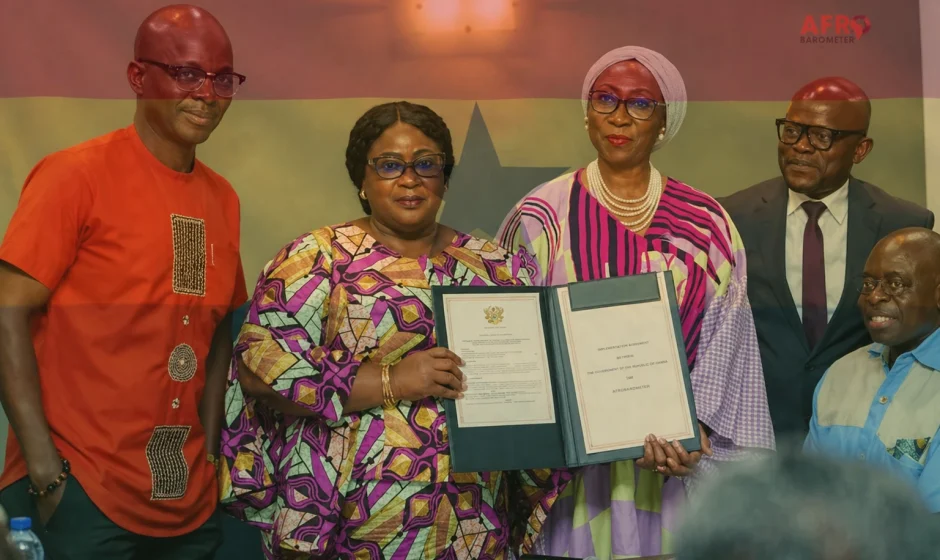 Afrobarometer headquarters agreement Ghana signing ceremony in Accra