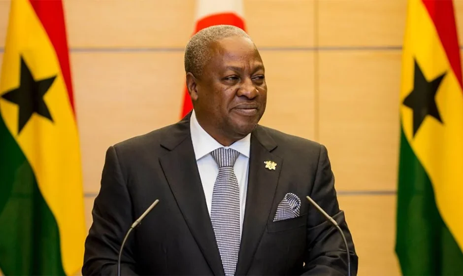 President John Mahama speaking after assenting to the Value for Money Office Bill in Ghana
