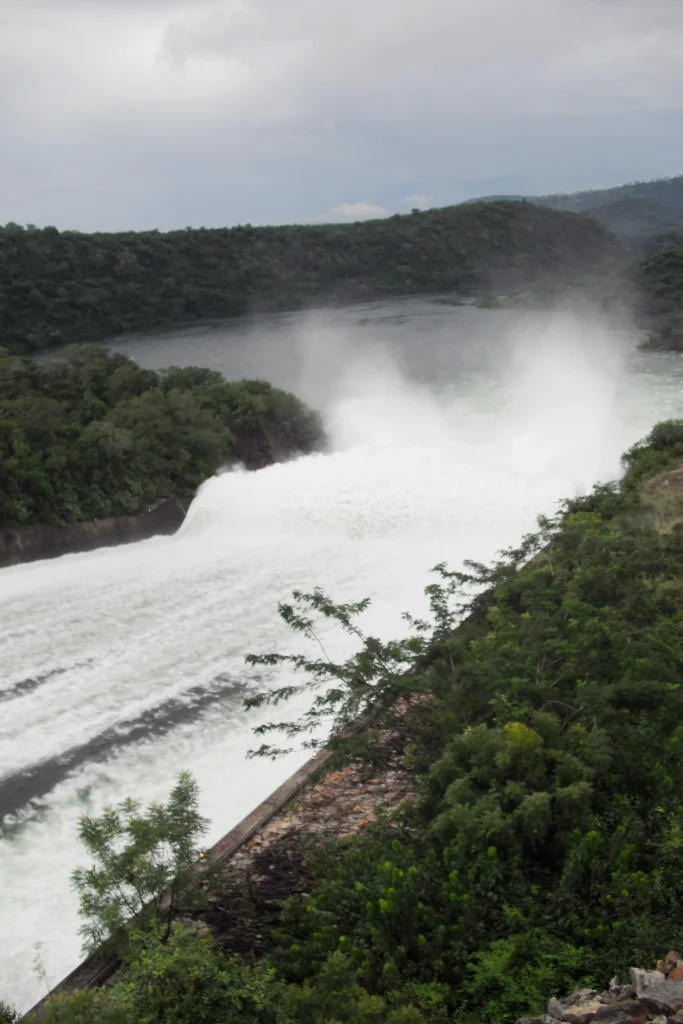 Akosombo Dam is spilling water because of the dangerously high water level in the reservoir.