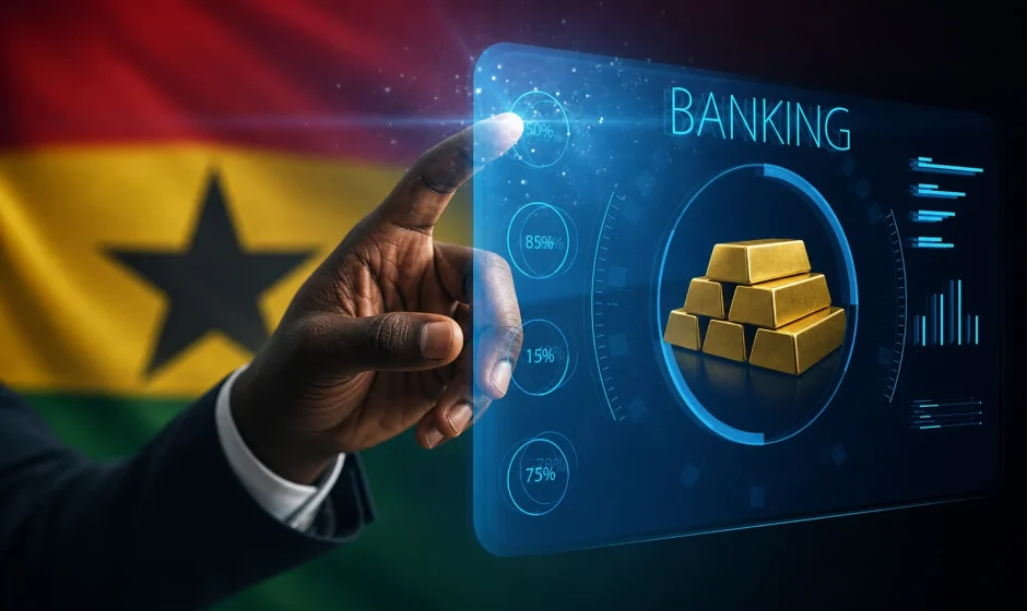 Ghana's gold dependence boosted exports and reserves, but the IMF warns that a price drop could threaten growth and the cedi.