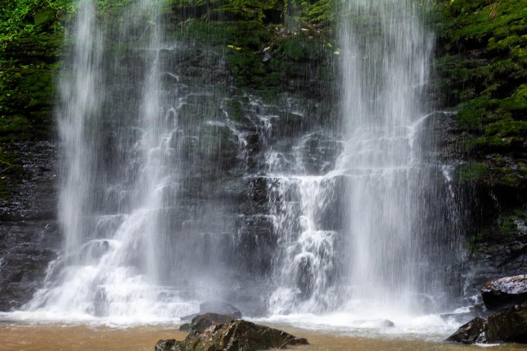 Photo of Asenema waterfall in the Eastern Region of Ghana