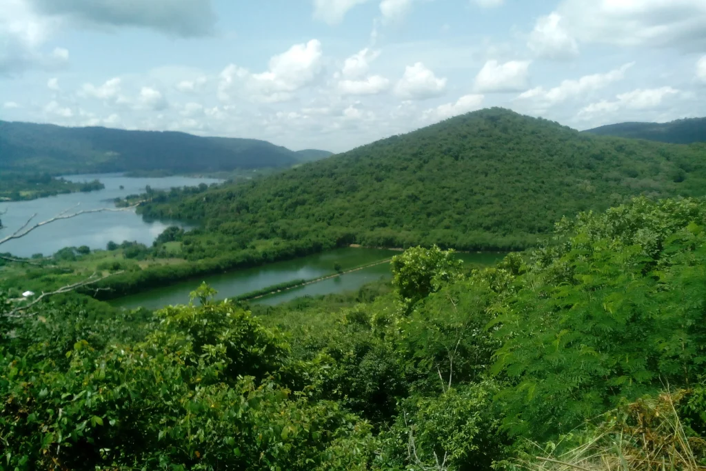 Lake Volta in Ghana