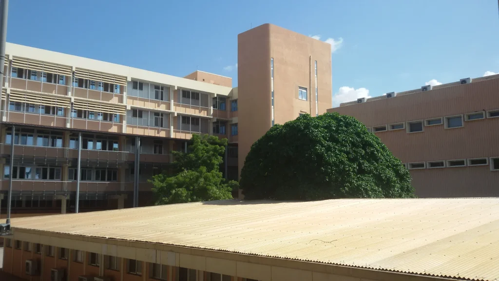 View of Tamale Teaching Hospital showing old building
