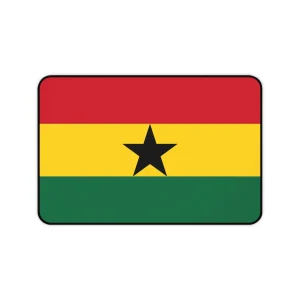 Ghana Flag Themed Mouse Pad