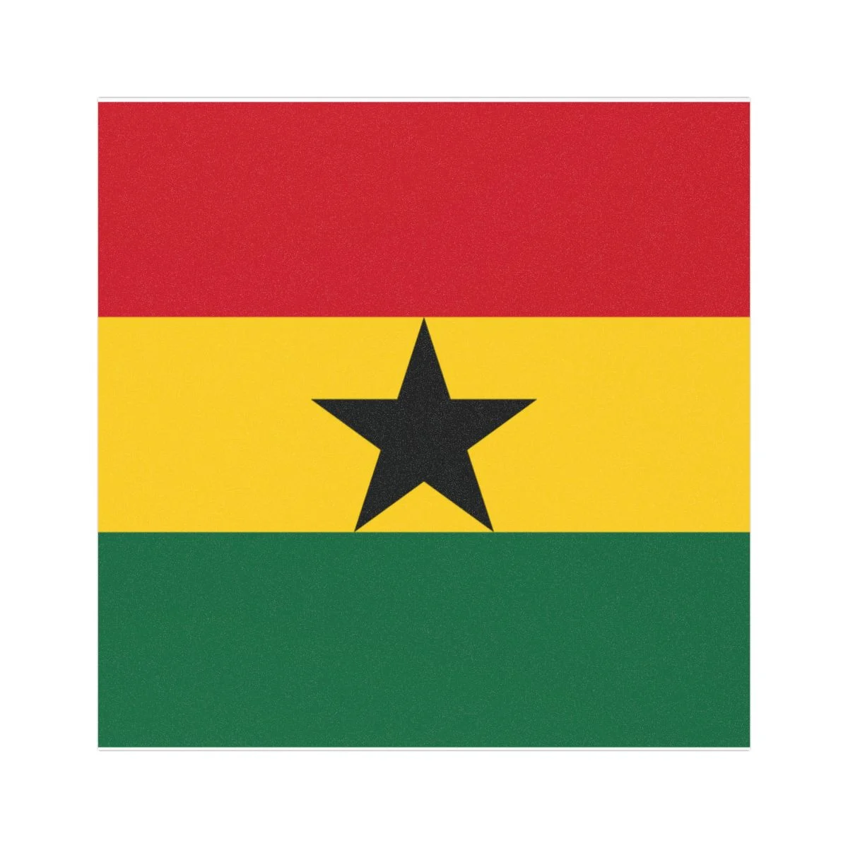 Ghana Flag Car Magnet | Square Magnetic Decal