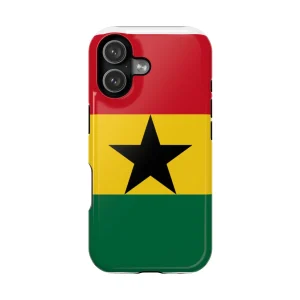 Ghana Flag iPhone Case | Impact-Resistant Case
