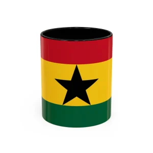 Ghana Flag Stripe Mug | Accent Coffee Mug
