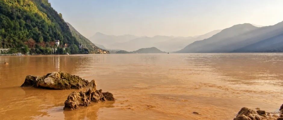 Polluted water in Ghana affected by galamsey and illegal gold mining